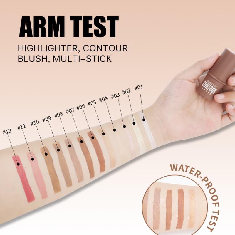 Contour Stick for Facial Sculpting & Makeup, Natural Concealer Blush Highlighter Stick OEM Manufacturer,Contour Stick for Facial Sculpting & Makeup, Natural Concealer Blush Highlighter Stick OEM Manufacturer 