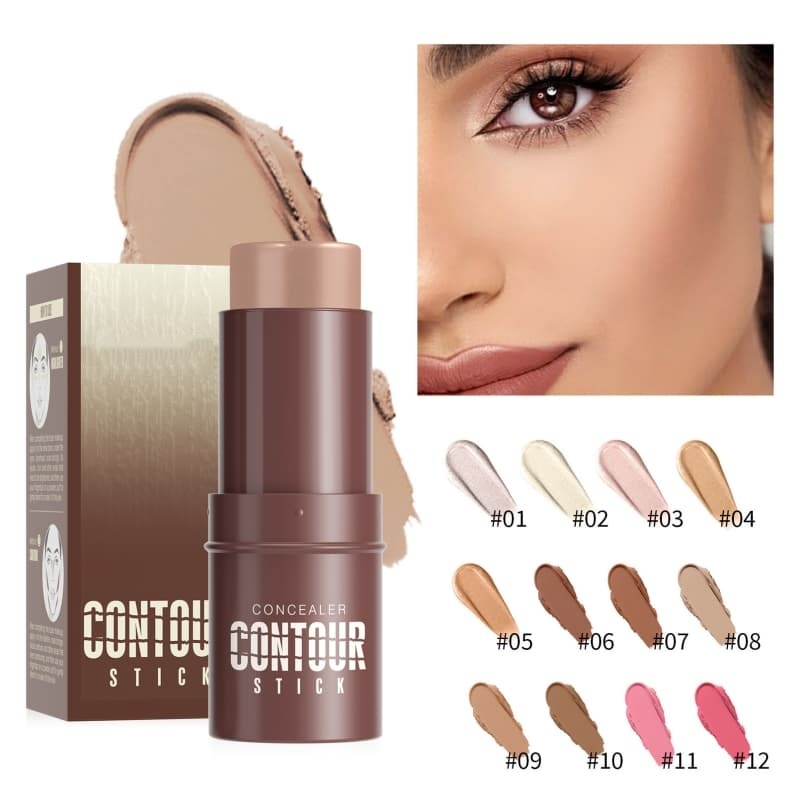 Contour Stick for Facial Sculpting & Makeup, Natural Concealer Blush Highlighter Stick OEM Manufacturer,Contour Stick for Facial Sculpting & Makeup, Natural Concealer Blush Highlighter Stick OEM Manufacturer 