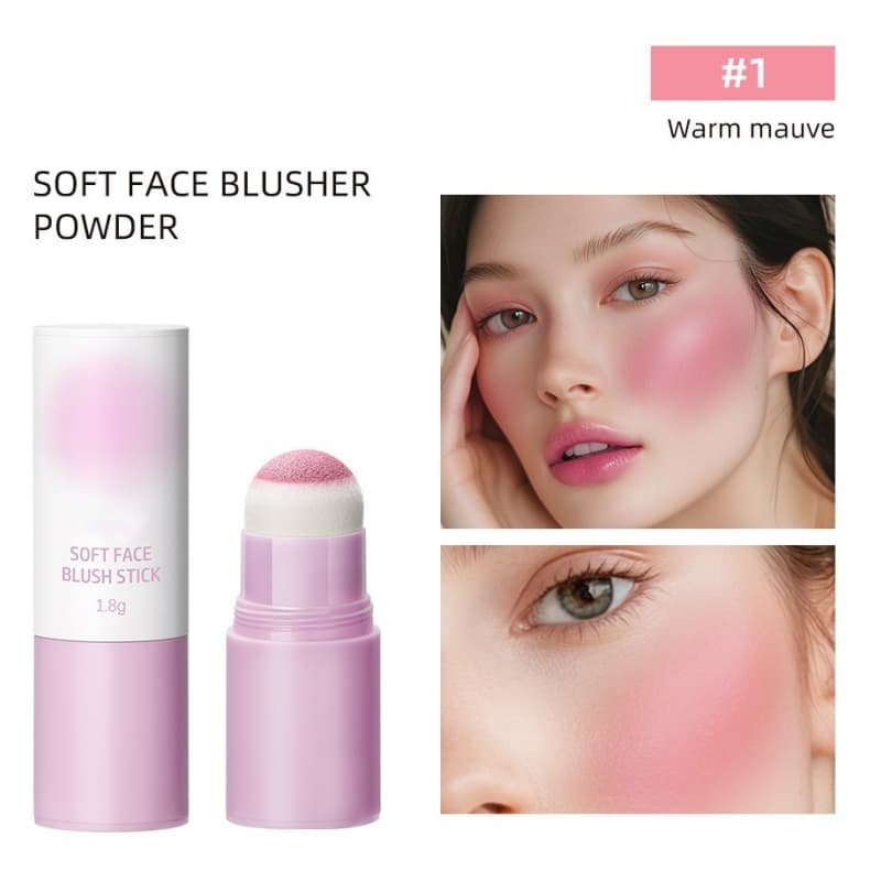 Matte Natural Private Label Blush Stick with Sponge Tip OEM Manufacturer & Supplier,Matte Natural Private Label Blush Stick with Sponge Tip OEM Manufacturer & Supplier 