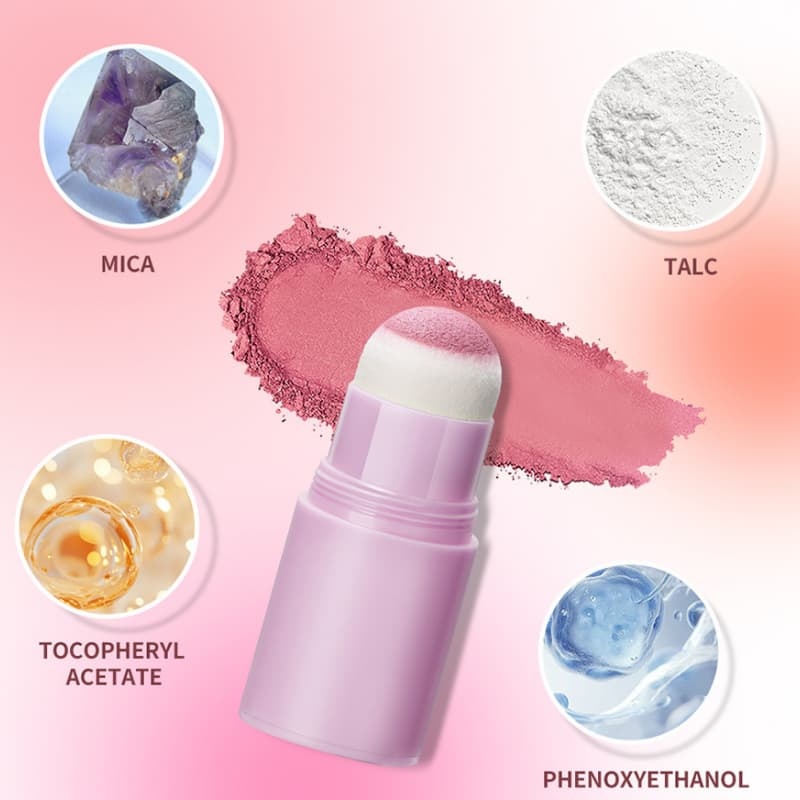 Matte Natural Private Label Blush Stick with Sponge Tip OEM Manufacturer & Supplier,Matte Natural Private Label Blush Stick with Sponge Tip OEM Manufacturer & Supplier 
