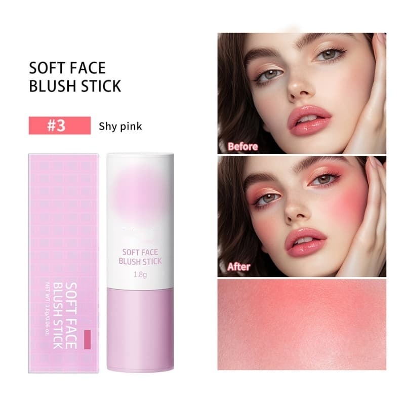 Matte Natural Private Label Blush Stick with Sponge Tip OEM Manufacturer & Supplier,Matte Natural Private Label Blush Stick with Sponge Tip OEM Manufacturer & Supplier 