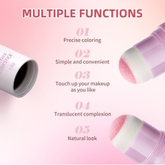 Matte Natural Private Label Blush Stick with Sponge Tip OEM Manufacturer & Supplier,Matte Natural Private Label Blush Stick with Sponge Tip OEM Manufacturer & Supplier 