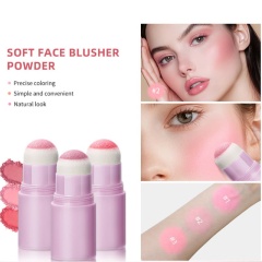 Matte Natural Private Label Blush Stick with Sponge Tip OEM Manufacturer & Supplier,Matte Natural Private Label Blush Stick with Sponge Tip OEM Manufacturer & Supplier 