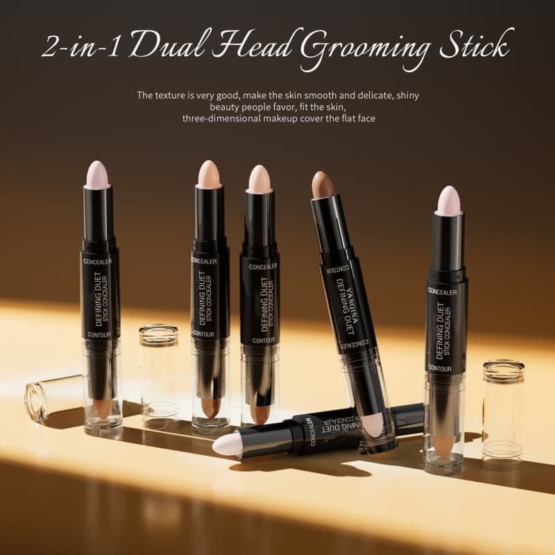 Dual-end Contour Stick, Shading, Highlighting, Brightening, Waterproof Concealer Pen OEM Manufacturer & Supplier,Dual-end Contour Stick, Shading, Highlighting, Brightening, Waterproof Concealer Pen OEM Manufacturer & Supplier 