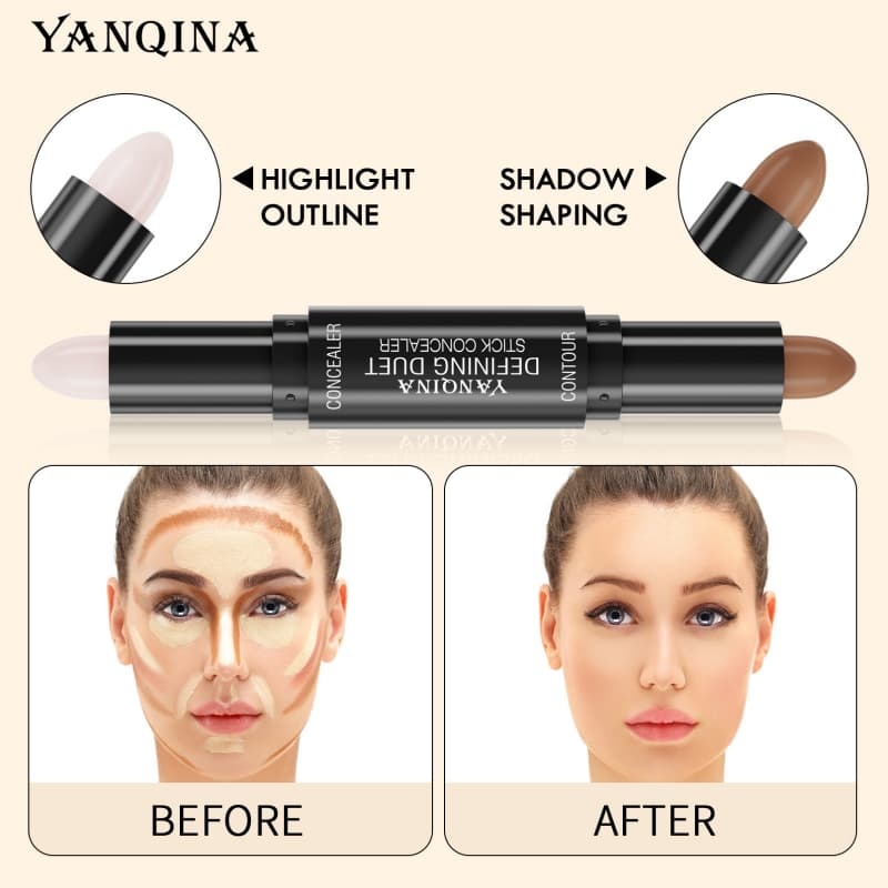 Dual-end Contour Stick, Shading, Highlighting, Brightening, Waterproof Concealer Pen OEM Manufacturer & Supplier,Dual-end Contour Stick, Shading, Highlighting, Brightening, Waterproof Concealer Pen OEM Manufacturer & Supplier 