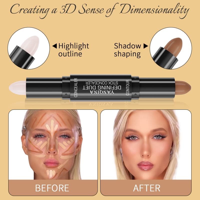 Dual-end Contour Stick, Shading, Highlighting, Brightening, Waterproof Concealer Pen OEM Manufacturer & Supplier,Dual-end Contour Stick, Shading, Highlighting, Brightening, Waterproof Concealer Pen OEM Manufacturer & Supplier 