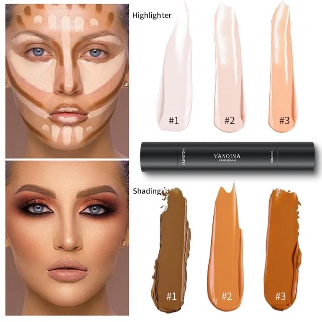 2-in-1 Highlight & Contour Stick, Brightening Concealer OEM Manufacturer & Supplier,2-in-1 Highlight & Contour Stick, Brightening Concealer OEM Manufacturer & Supplier 