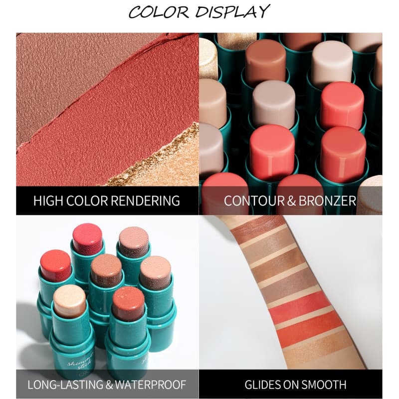 Bronzer Concealer Contour Stick, Natural Brightening Blush Cream OEM Manufacturer & Supplier,Bronzer Concealer Contour Stick, Natural Brightening Blush Cream OEM Manufacturer & Supplier 