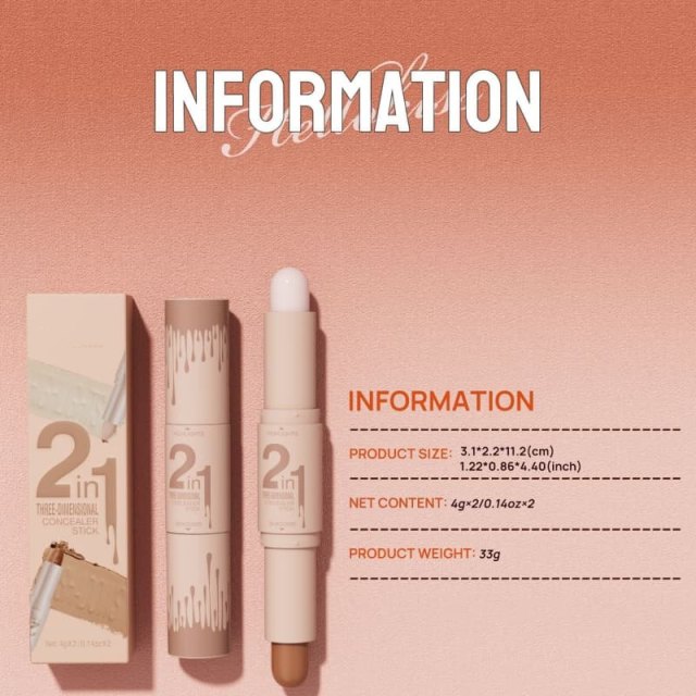 Dual-ended Highlight & Contour Stick, Shading & Concealer Pen OEM Manufacturer & Supplier,Dual-ended Highlight & Contour Stick, Shading & Concealer Pen OEM Manufacturer & Supplier 