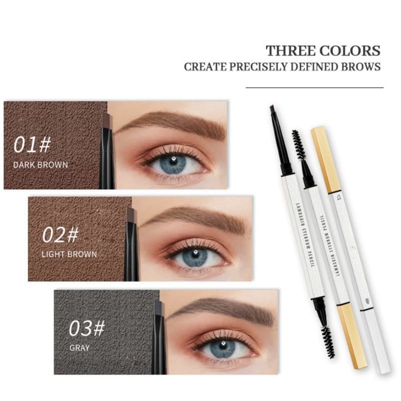 Matte Dual-Ended Eyebrow Pencil - Waterproof, Long-Lasting, Natural Eyebrow Makeup OEM Manufacturer & Supplier,Matte Dual-Ended Eyebrow Pencil - Waterproof, Long-Lasting, Natural Eyebrow Makeup OEM Manufacturer & Supplier 