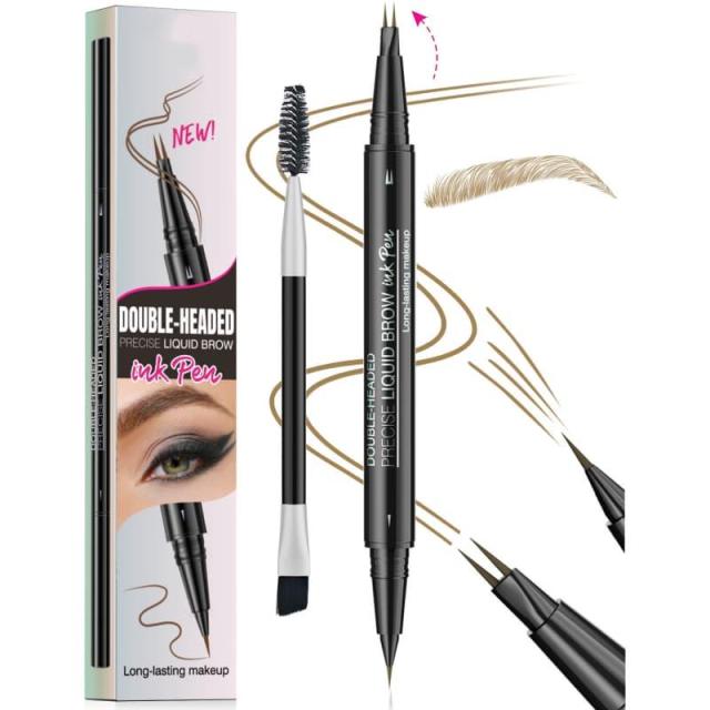Waterproof Double-headed Eyebrow Pencil, Natural Sweat-resistant Liquid Eyebrow Pencil OEM Manufacturer & Supplier,Waterproof Double-headed Eyebrow Pencil, Natural Sweat-resistant Liquid Eyebrow Pencil OEM Manufacturer & Supplier 