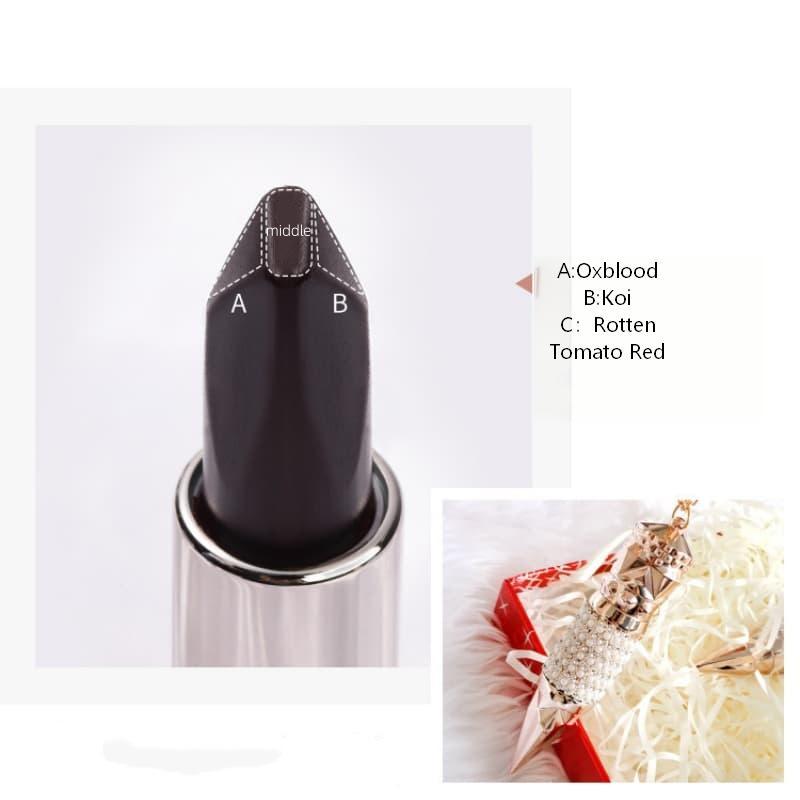 Matte Finish Queen's Scepter Three-Color Lipstick OEM Manufacturer & Supplier,Matte Finish Queen's Scepter Three-Color Lipstick OEM Manufacturer & Supplier 