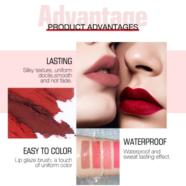 Double-Ended Matte Lip Gloss/ Lipstick, Two-In-One Velvety Gradient Lipstick | OEM Manufacturer & Supplier,Double-Ended Matte Lip Gloss/ Lipstick, Two-In-One Velvety Gradient Lipstick | OEM Manufacturer & Supplier 