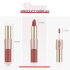 Double-Ended Matte Lip Gloss/ Lipstick, Two-In-One Velvety Gradient Lipstick | OEM Manufacturer & Supplier,Double-Ended Matte Lip Gloss/ Lipstick, Two-In-One Velvety Gradient Lipstick | OEM Manufacturer & Supplier 