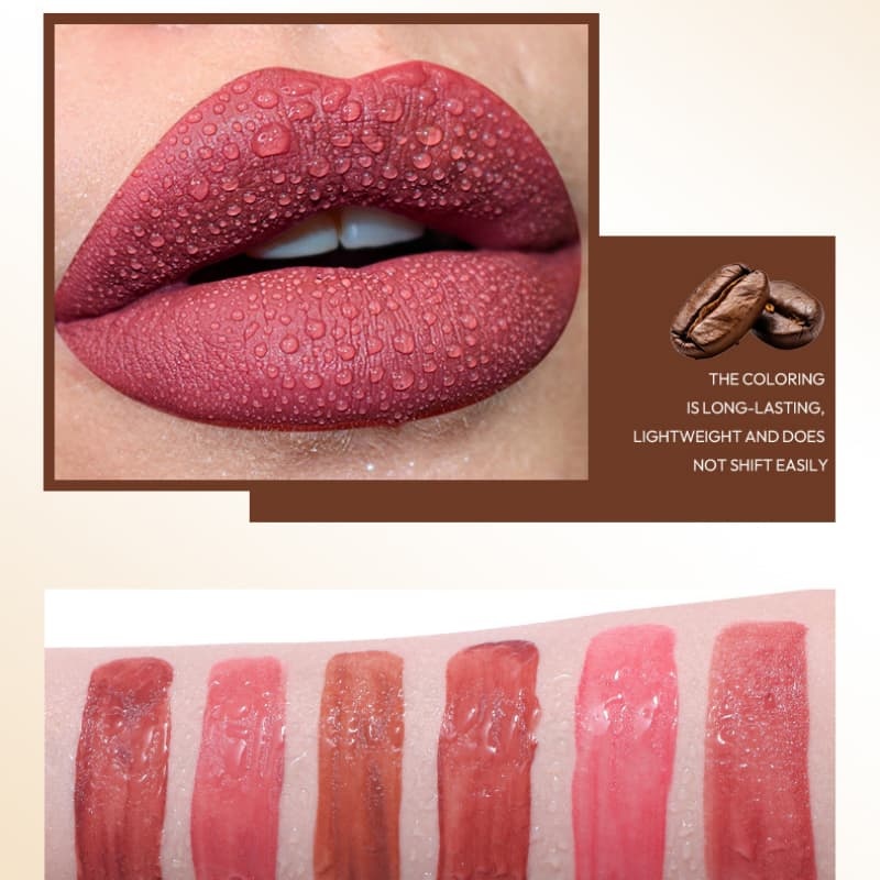 Coffee Matte, Velvet Finish, Moisturizing, Non-transferable Lip Gloss OEM Manufacturer & Supplier,Coffee Matte, Velvet Finish, Moisturizing, Non-transferable Lip Gloss OEM Manufacturer & Supplier 
