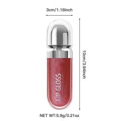 Mirror-Finish Pearlescent Lip Gloss, Shimmering Lip Tint, Long-Lasting Liquid Lipstick & Lip Oil,Mirror-Finish Pearlescent Lip Gloss, Shimmering Lip Tint, Long-Lasting Liquid Lipstick & Lip Oil 