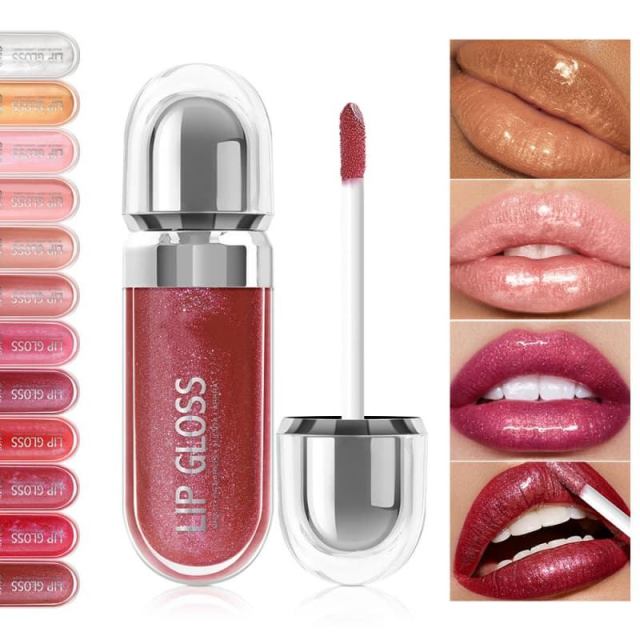 Mirror-Finish Pearlescent Lip Gloss, Shimmering Lip Tint, Long-Lasting Liquid Lipstick & Lip Oil,Mirror-Finish Pearlescent Lip Gloss, Shimmering Lip Tint, Long-Lasting Liquid Lipstick & Lip Oil 