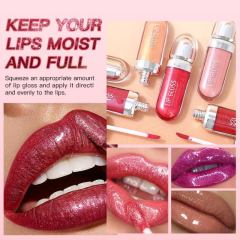 Mirror-Finish Pearlescent Lip Gloss, Shimmering Lip Tint, Long-Lasting Liquid Lipstick & Lip Oil,Mirror-Finish Pearlescent Lip Gloss, Shimmering Lip Tint, Long-Lasting Liquid Lipstick & Lip Oil 