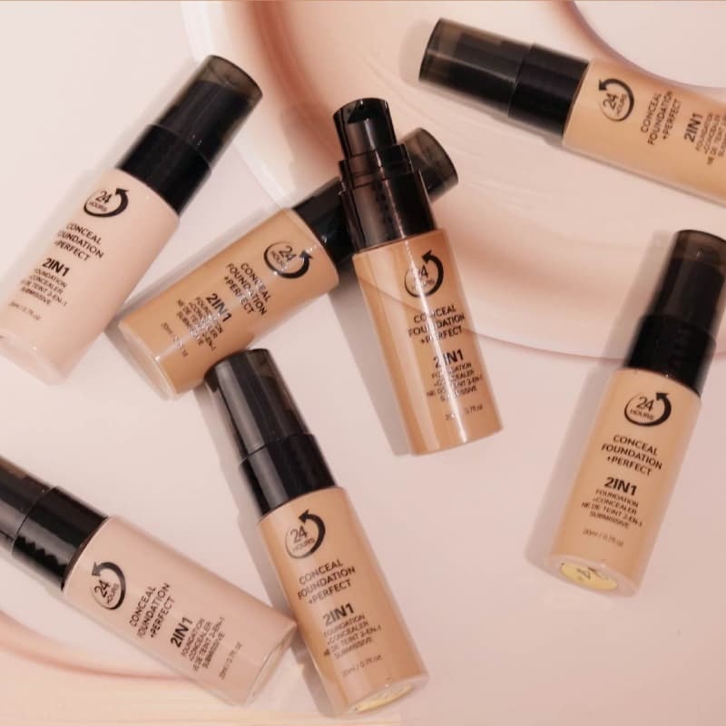 Long-Lasting, Non-Transferable, Waterproof, Oil-Controlling Concealer & Foundation,Long-Lasting, Non-Transferable, Waterproof, Oil-Controlling Concealer & Foundation 