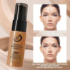 Long-Lasting, Non-Transferable, Waterproof, Oil-Controlling Concealer & Foundation,Long-Lasting, Non-Transferable, Waterproof, Oil-Controlling Concealer & Foundation 