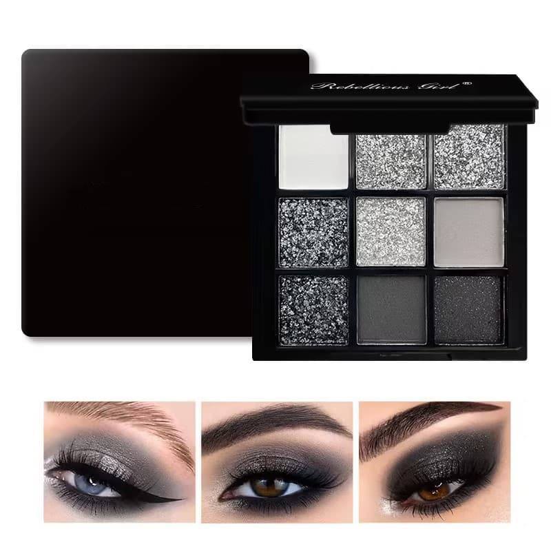 Black Swan Dark Punk Shimmer Matte Nine-Color Eyeshadow Palette OEM Manufacturer & Supplier,Black Swan Dark Punk Shimmer Matte Nine-Color Eyeshadow Palette OEM Manufacturer & Supplier 