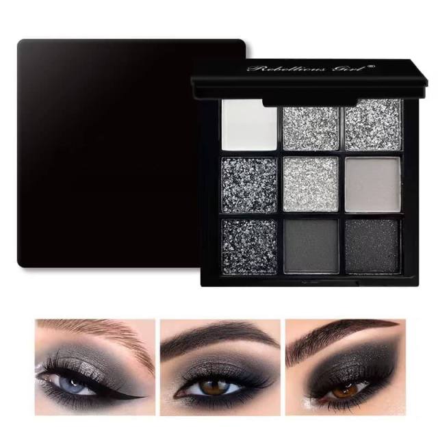 Black Swan Dark Punk Shimmer Matte Nine-Color Eyeshadow Palette OEM Manufacturer & Supplier,Black Swan Dark Punk Shimmer Matte Nine-Color Eyeshadow Palette OEM Manufacturer & Supplier 
