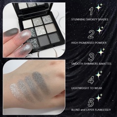 Black Swan Dark Punk Shimmer Matte Nine-Color Eyeshadow Palette OEM Manufacturer & Supplier,Black Swan Dark Punk Shimmer Matte Nine-Color Eyeshadow Palette OEM Manufacturer & Supplier 