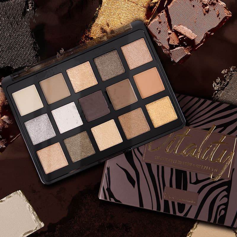 15-Color Smoky Shade Iridescent High-Shine White Eyeshadow Palette Makeup OEM Manufacturer & Supplier,15-Color Smoky Shade Iridescent High-Shine White Eyeshadow Palette Makeup OEM Manufacturer & Supplier 