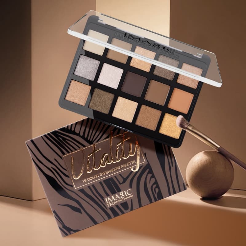 15-Color Smoky Shade Iridescent High-Shine White Eyeshadow Palette Makeup OEM Manufacturer & Supplier,15-Color Smoky Shade Iridescent High-Shine White Eyeshadow Palette Makeup OEM Manufacturer & Supplier 