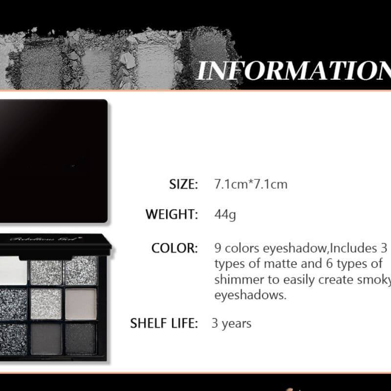 Black Swan Dark Punk Shimmer Matte Nine-Color Eyeshadow Palette OEM Manufacturer & Supplier,Black Swan Dark Punk Shimmer Matte Nine-Color Eyeshadow Palette OEM Manufacturer & Supplier 