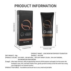 Waterproof Makeup Foundation, Concealer, Nude Skin Primer, Foundation For Yellow & Dark Skin Tones,Waterproof Makeup Foundation, Concealer, Nude Skin Primer, Foundation For Yellow & Dark Skin Tones 