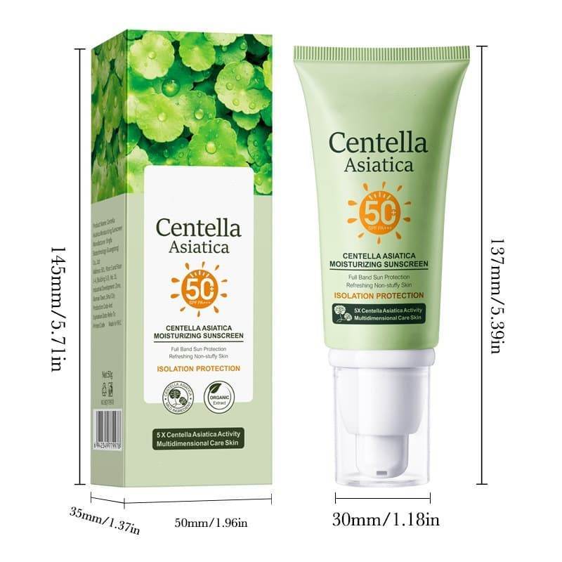 Factory Direct Sale Centella Asiatica Moisturizing Sunscreen SPF50+ PA+++ OEM Manufacturer & Supplier,Factory Direct Sale Centella Asiatica Moisturizing Sunscreen SPF50+ PA+++ OEM Manufacturer & Supplier 