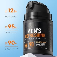 Refreshing Non-greasy Men's Lotion Sunscreen UV Protection Isolation Cream,Refreshing Non-greasy Men's Lotion Sunscreen UV Protection Isolation Cream 