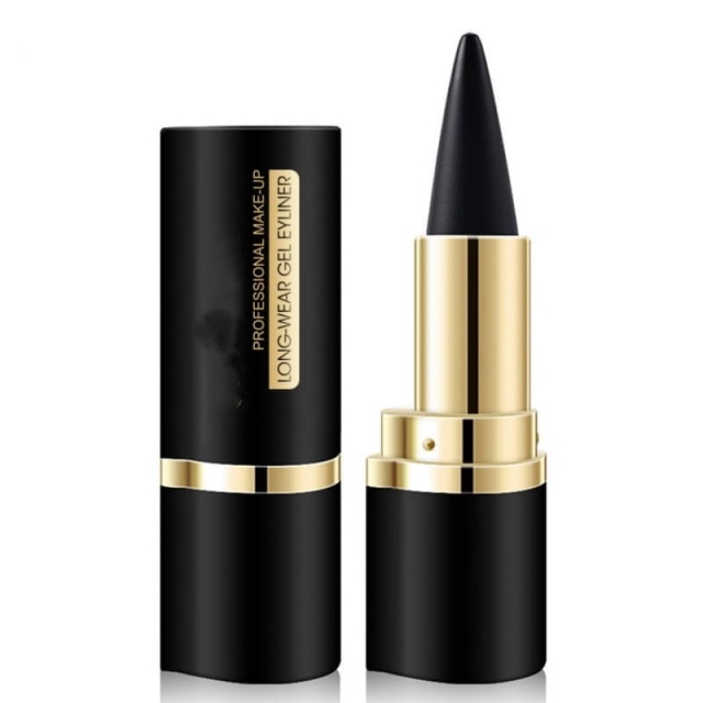 Matte Waterproof Smudge-proof Black Single-ended Solid Eyeliner Cream For Women,Matte Waterproof Smudge-proof Black Single-ended Solid Eyeliner Cream For Women 
