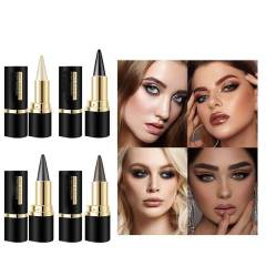 Matte Waterproof Smudge-proof Black Single-ended Solid Eyeliner Cream For Women,Matte Waterproof Smudge-proof Black Single-ended Solid Eyeliner Cream For Women 