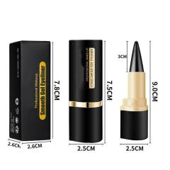 Matte Waterproof Smudge-proof Black Single-ended Solid Eyeliner Cream For Women,Matte Waterproof Smudge-proof Black Single-ended Solid Eyeliner Cream For Women 