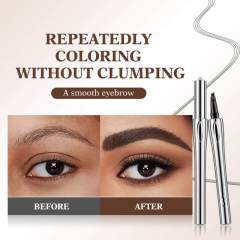 Four-Pronged Eyebrow Pencil, Waterproof, Smudge-Proof, Natural-Looking Liquid Eyebrow Pencil,Four-Pronged Eyebrow Pencil, Waterproof, Smudge-Proof, Natural-Looking Liquid Eyebrow Pencil 