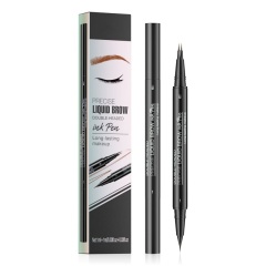 Natural & Smooth Dual-ended Eyebrow Pencil, Waterproof, Sweat-Proof & Smudge-Proof,Natural & Smooth Dual-ended Eyebrow Pencil, Waterproof, Sweat-Proof & Smudge-Proof 