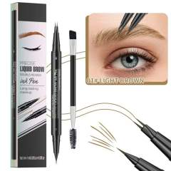 Natural & Smooth Dual-ended Eyebrow Pencil, Waterproof, Sweat-Proof & Smudge-Proof,Natural & Smooth Dual-ended Eyebrow Pencil, Waterproof, Sweat-Proof & Smudge-Proof 