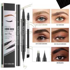 Natural & Smooth Dual-ended Eyebrow Pencil, Waterproof, Sweat-Proof & Smudge-Proof,Natural & Smooth Dual-ended Eyebrow Pencil, Waterproof, Sweat-Proof & Smudge-Proof 