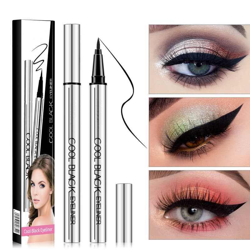 Small Silver Tube Eyeliner, Smudge-proof, Waterproof and Sweat-resistant Eyeliner,Small Silver Tube Eyeliner, Smudge-proof, Waterproof and Sweat-resistant Eyeliner 