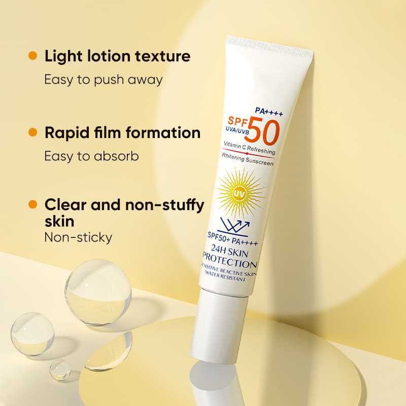 50×4 PA++++ UV Protection Refreshing Non-Greasy Sunscreen OEM MAnufacturer & Supplier,50×4 PA++++ UV Protection Refreshing Non-Greasy Sunscreen OEM MAnufacturer & Supplier 