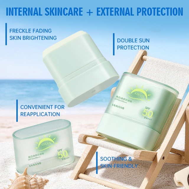 Whitening Ice-Cool Refreshing Non-Greasy Waterproof Sweat-Proof Sunscreen Stick OEM MAnufacturer & Supplier,Whitening Ice-Cool Refreshing Non-Greasy Waterproof Sweat-Proof Sunscreen Stick OEM MAnufacturer & Supplier 