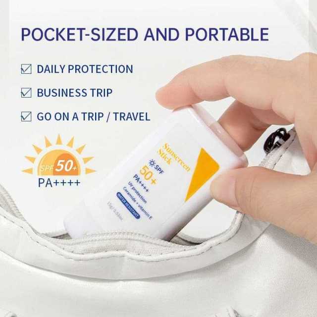 SPF50+ Refreshing, Non-sticky, Waterproof and Sweatproof Solid Sunscreen Stick,SPF50+ Refreshing, Non-sticky, Waterproof and Sweatproof Solid Sunscreen Stick 