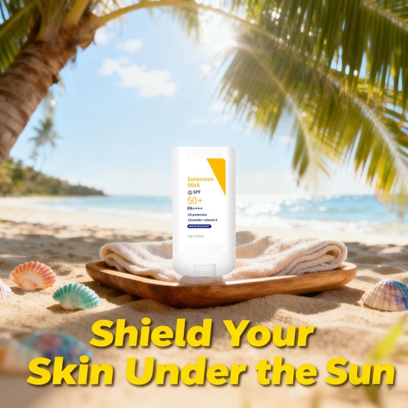 SPF50+ Refreshing, Non-sticky, Waterproof and Sweatproof Solid Sunscreen Stick,SPF50+ Refreshing, Non-sticky, Waterproof and Sweatproof Solid Sunscreen Stick 