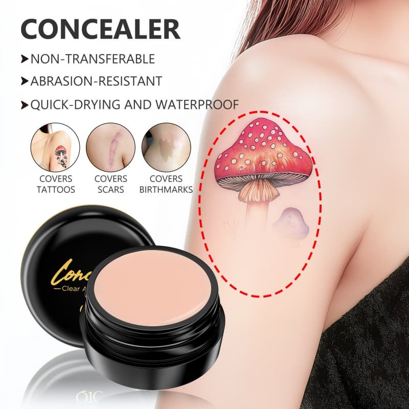 Soft Foundation Cream, Concealer for Acne Marks & Dark Circles, Long-lasting Non-caking Concealer Foundation Cream, Cosmetics,Soft Foundation Cream, Concealer for Acne Marks & Dark Circles, Long-lasting Non-caking Concealer Foundation Cream, Cosmetics 
