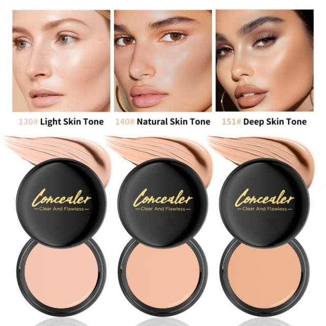 Soft Foundation Cream, Concealer for Acne Marks & Dark Circles, Long-lasting Non-caking Concealer Foundation Cream, Cosmetics,Soft Foundation Cream, Concealer for Acne Marks & Dark Circles, Long-lasting Non-caking Concealer Foundation Cream, Cosmetics 