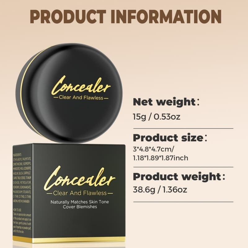 Soft Foundation Cream, Concealer for Acne Marks & Dark Circles, Long-lasting Non-caking Concealer Foundation Cream, Cosmetics,Soft Foundation Cream, Concealer for Acne Marks & Dark Circles, Long-lasting Non-caking Concealer Foundation Cream, Cosmetics 