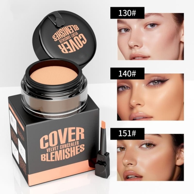 Waterproof Concealer & Foundation Cream for Covering Dark Circles and Acne Marks,Waterproof Concealer & Foundation Cream for Covering Dark Circles and Acne Marks 