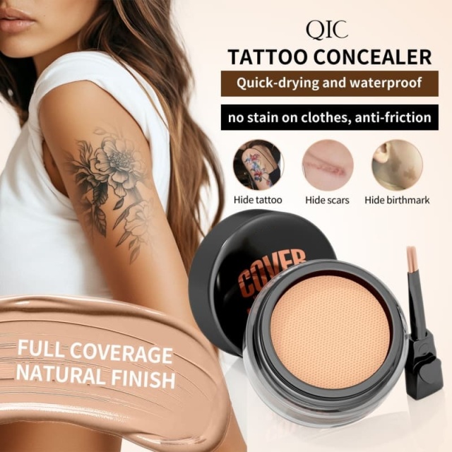 Waterproof Concealer & Foundation Cream for Covering Dark Circles and Acne Marks,Waterproof Concealer & Foundation Cream for Covering Dark Circles and Acne Marks 